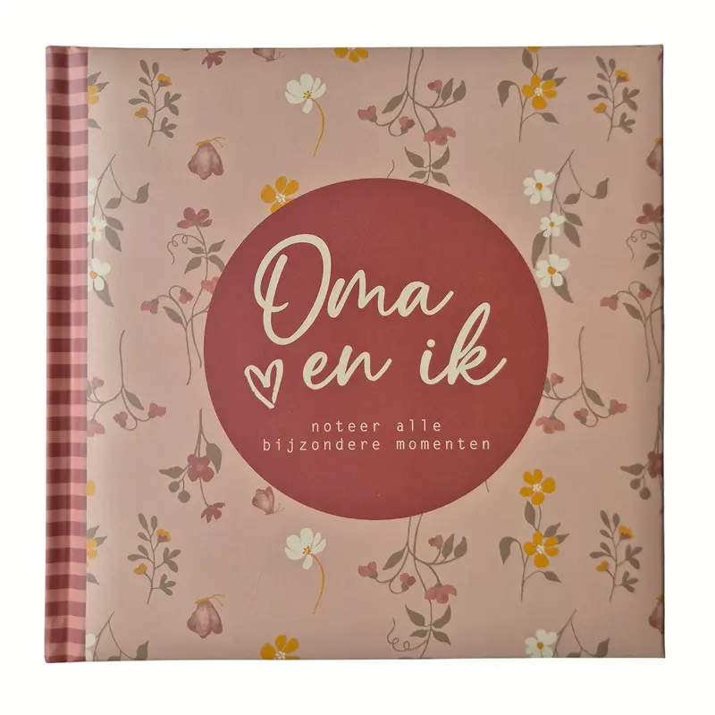 'Oma en Ik' Invulboek met Bloemen