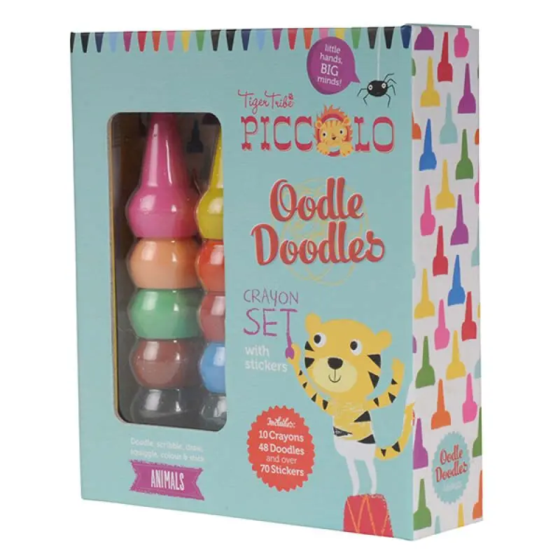 Oodle Doodle krijtset animals Tiger Tribe