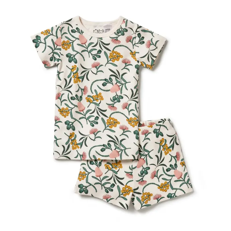 Organic short sleeve pyjama nixie fleur Wilson & Frenchy