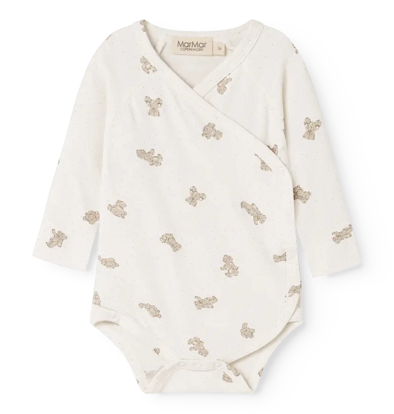 Overslagromper Belita – print Teddybears – modal & biologisch katoen – MarMar Copenhagen