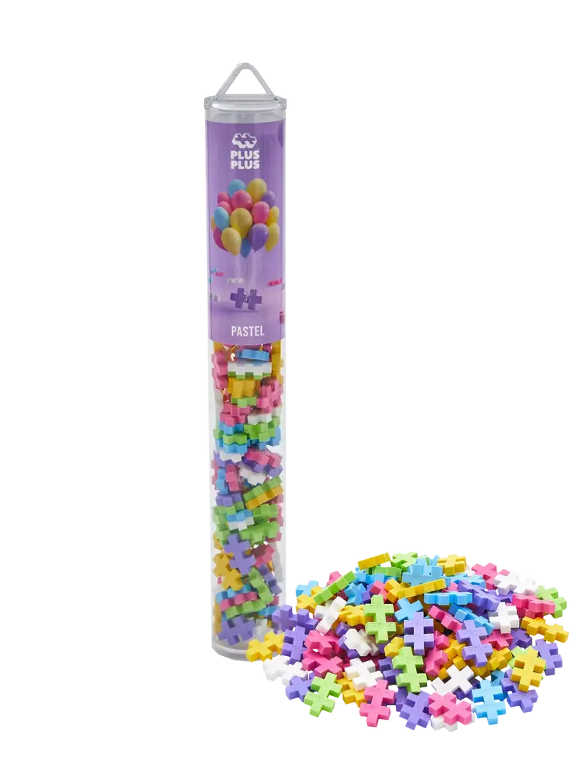 Pastel Kleuren Tube 100 Stuks | Plus Plus