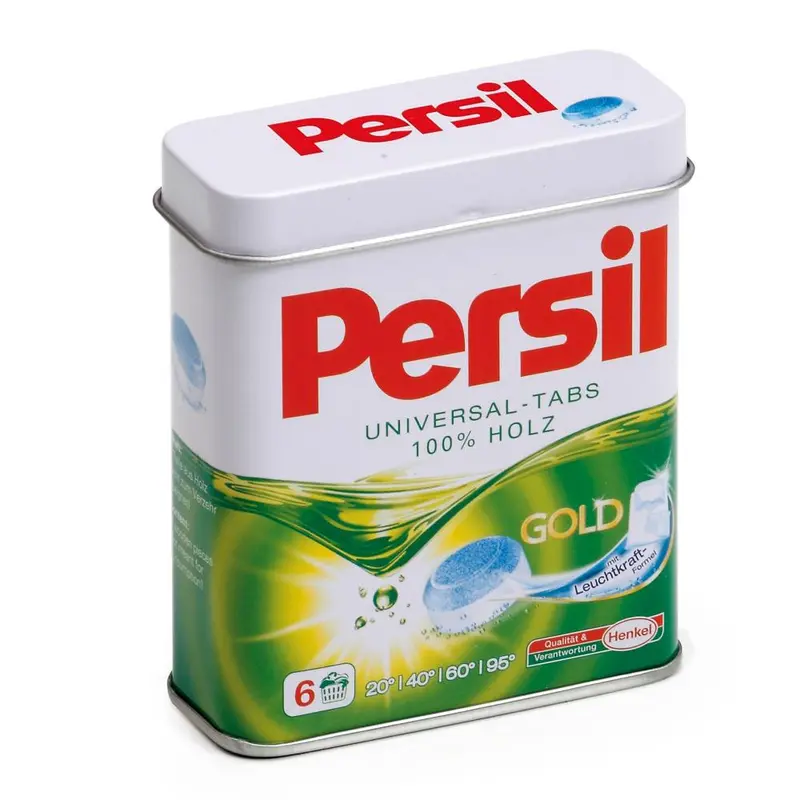 Persil wasmiddeltabletten in een blik | Erzi