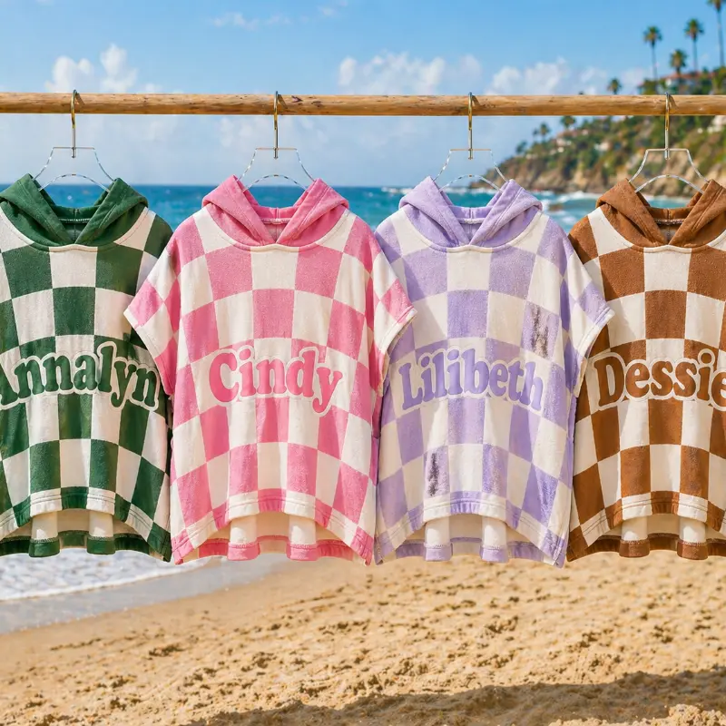 Personalized Hooded Towel – Soft & Unique – Personalized Children's Bath Cape