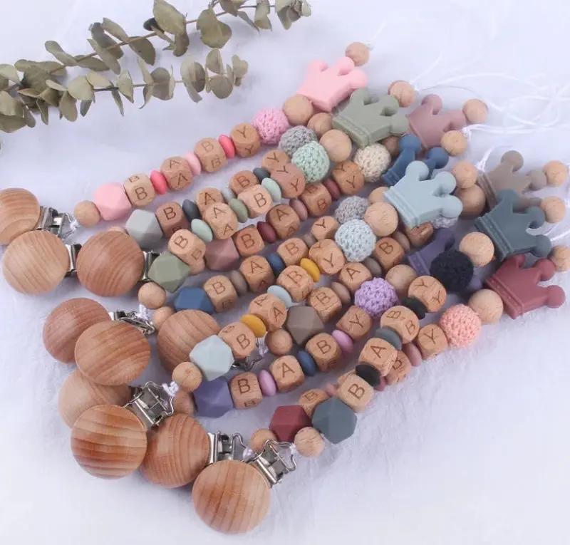 Personalized Pacifier Chain – Safe & Stylish - Personalized Pacifier Chain