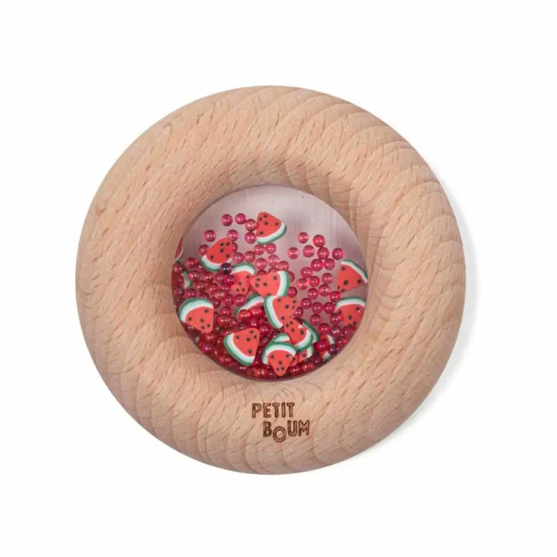 Petit Boum sensorische donut watermeloen 6 mnd +