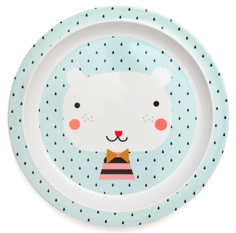 Petit Monkey melamine bord Bear drops rand