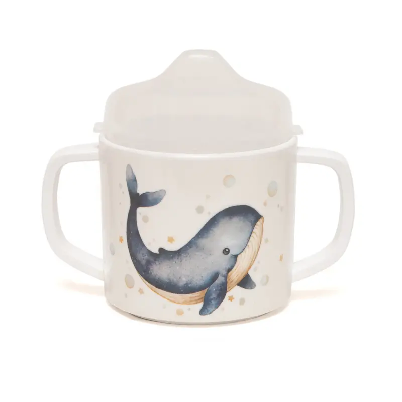 Petit Monkey melamine tuitbeker met oren Whale