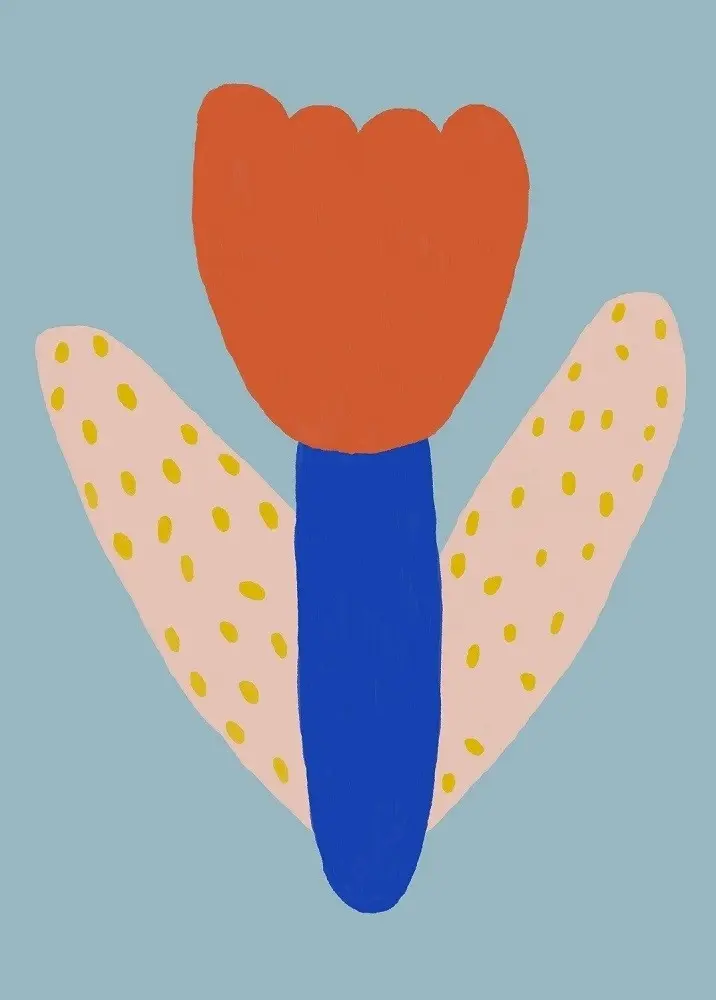 Petit Monkey poster Tulip 50 x 70 cm