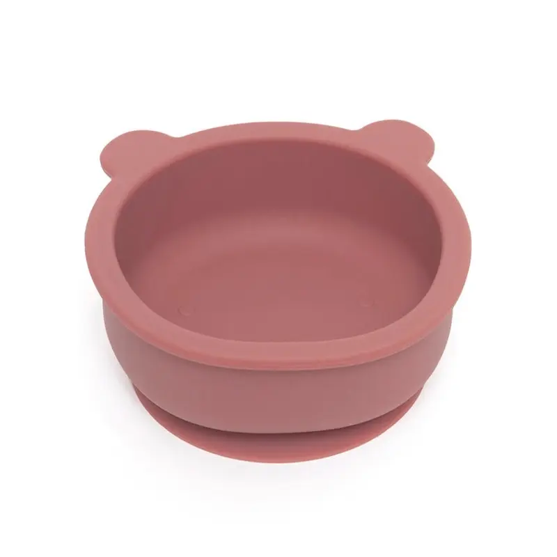 Petit Monkey siliconen bakje bear mahogany rose