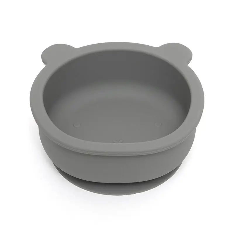 Petit Monkey siliconen bakje bear pewter green
