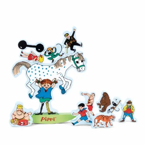 Pippi houten balansspel – Pippi Langkous