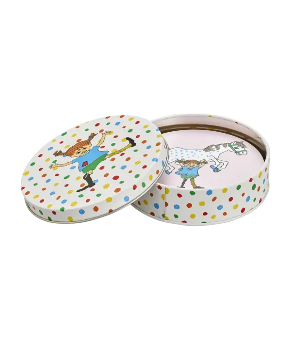 Pippi Langkous Coasters in a Tin - 4pcs – Muurla