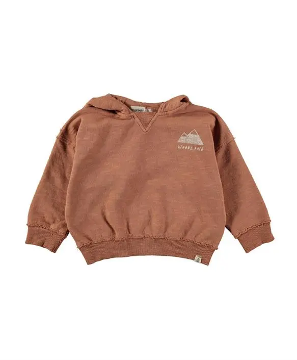 Pirineo hoodie sweatshirt clay Dear Mini