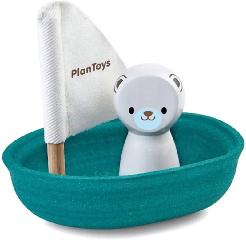 PlanToys Sailing Boat - Polar Bear