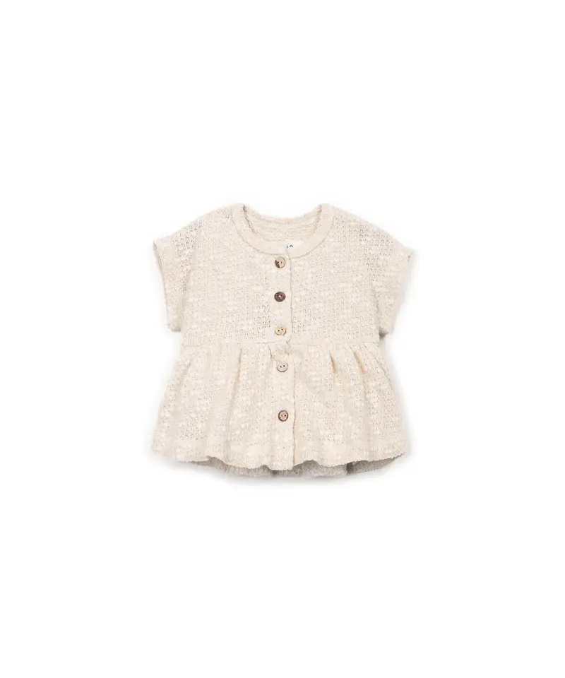 Play Up baby embellished piqué tunic BIO RESIN