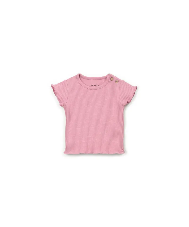 Play Up baby flamé rib t-shirt SCULPTURE
