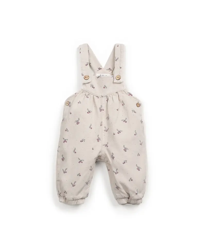 Play Up baby printed twill jumpsuit tones