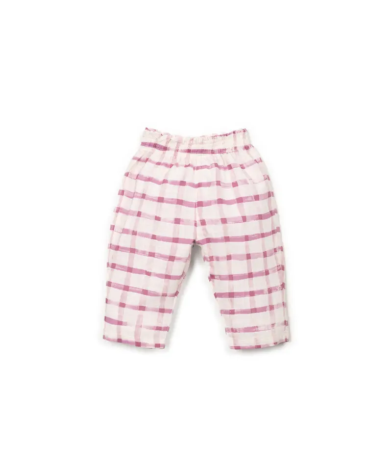 Play Up baby printed woven trousers BIO RESIN