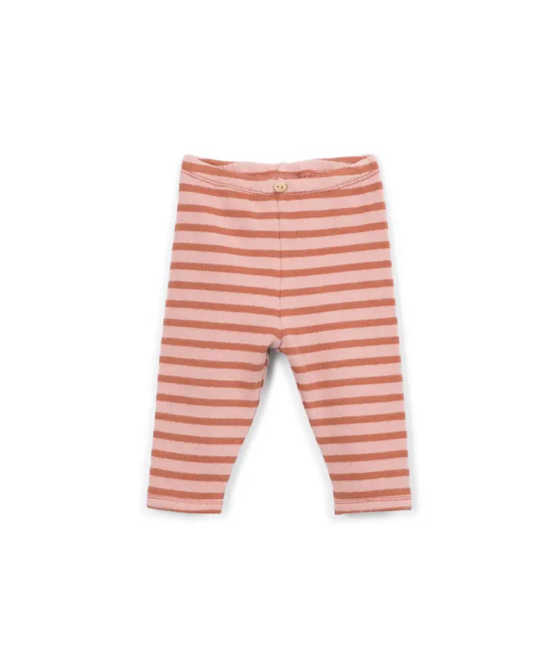 Play Up baby striped jersey leggings TAPESTRY