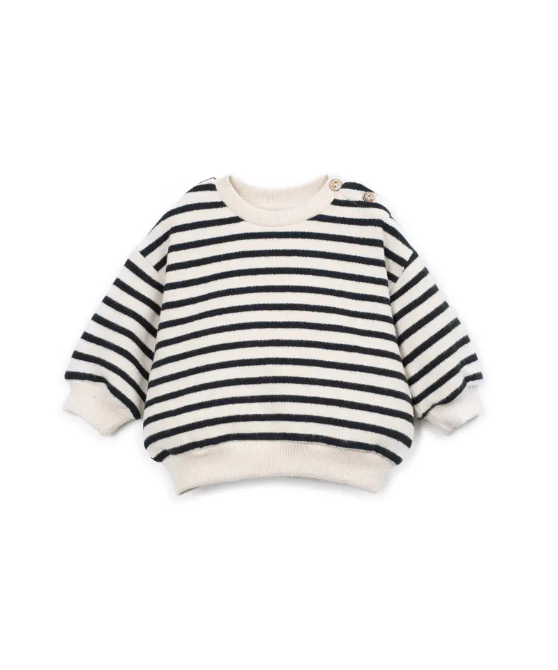 Play Up baby striped jersey sweater COCOON
