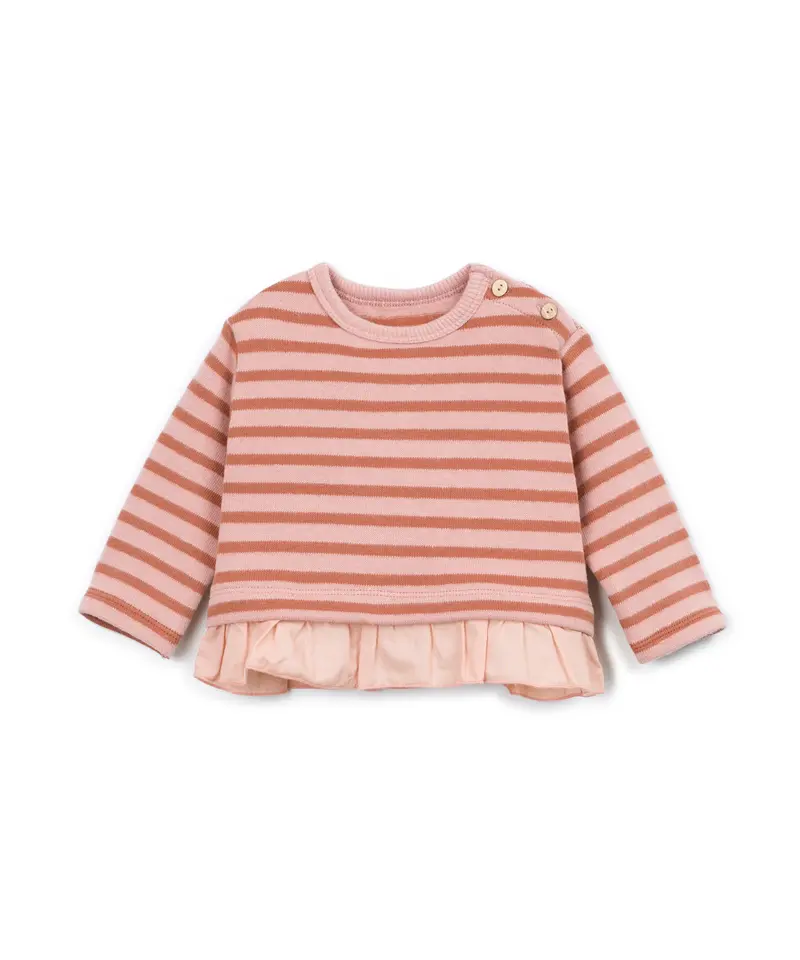 Play Up baby striped jersey sweater TAPESTRY