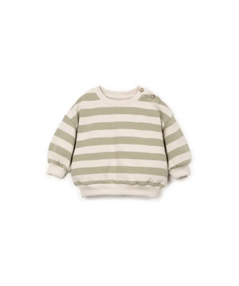 Play Up baby striped jersey sweater TEXTURE