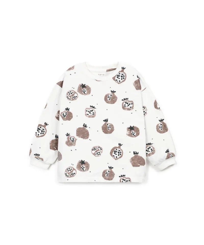 Play Up printed flamé jersey ls t-shirt SCALE