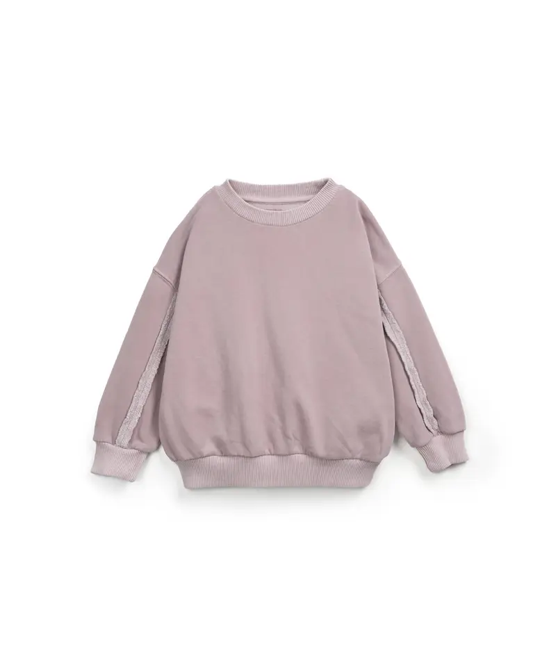 Play Up printed fleece sweater malva