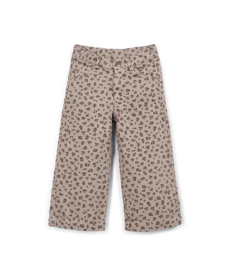 Play Up printed twill trousers DRAWING