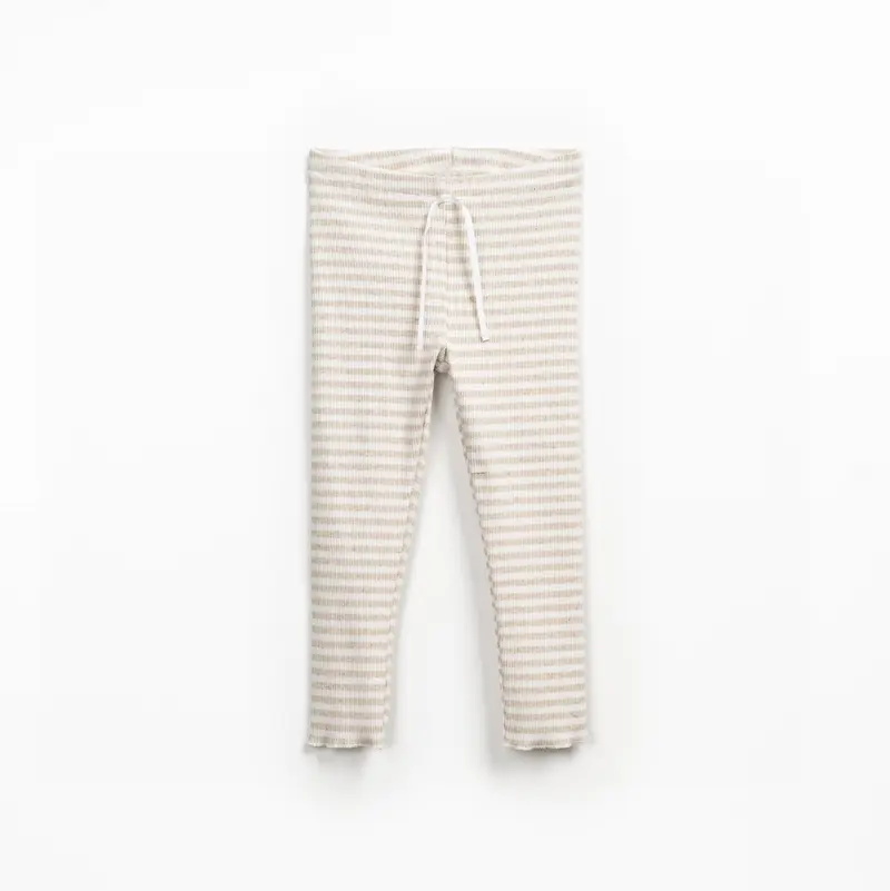 Play Up striped rib leggings Grés