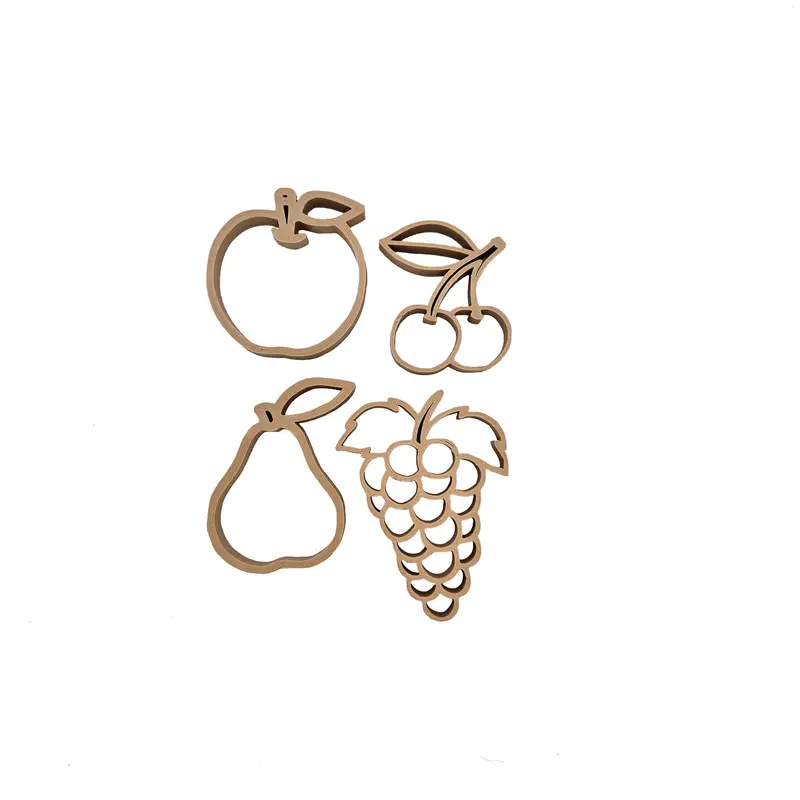 Playdough Fruit Cutters