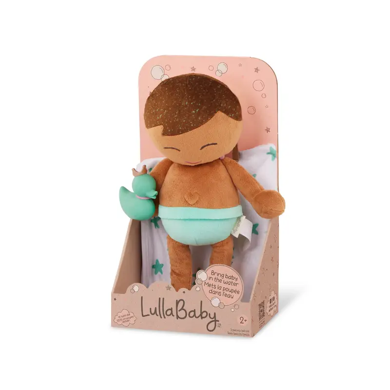 Pluchen Badpop Jongen Bruin Large | Lullababy