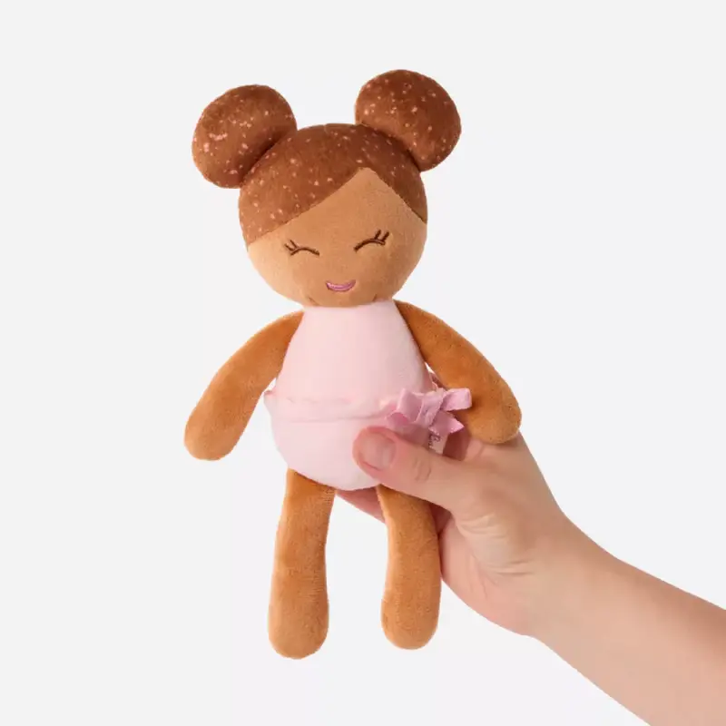 Pluchen Badpop Meisje Bruin Small | Lullababy