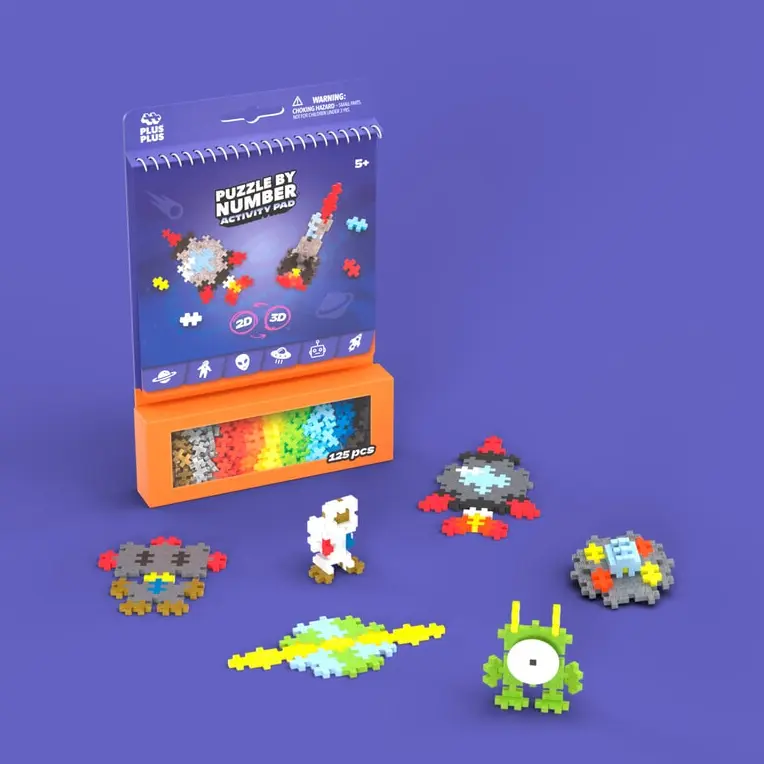 Activity Pad Puzzel Op Nummer Ruimte | Plus Plus