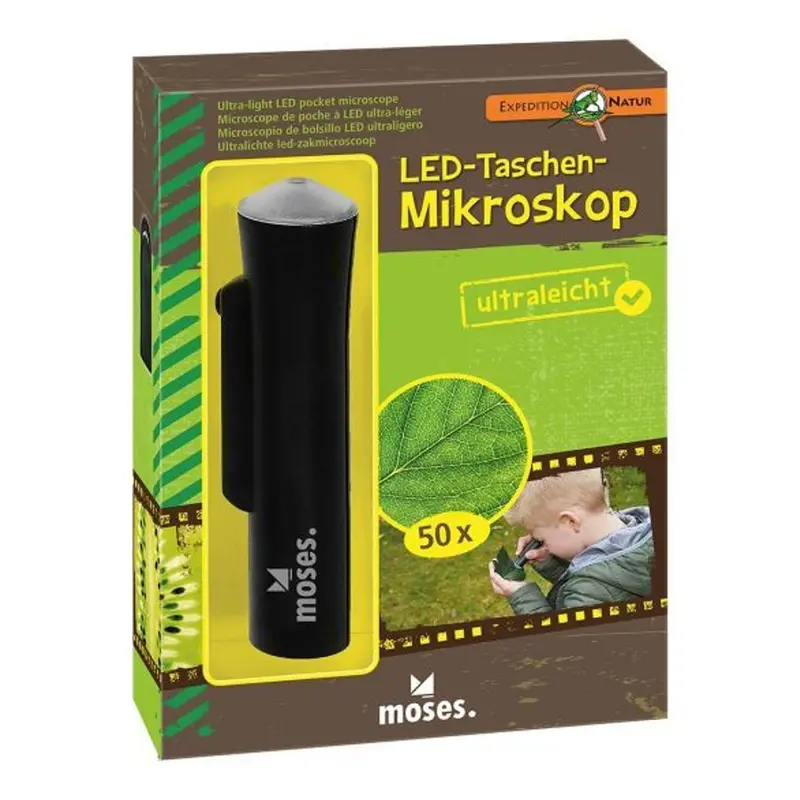 Pocket LED microscoop - ultralicht