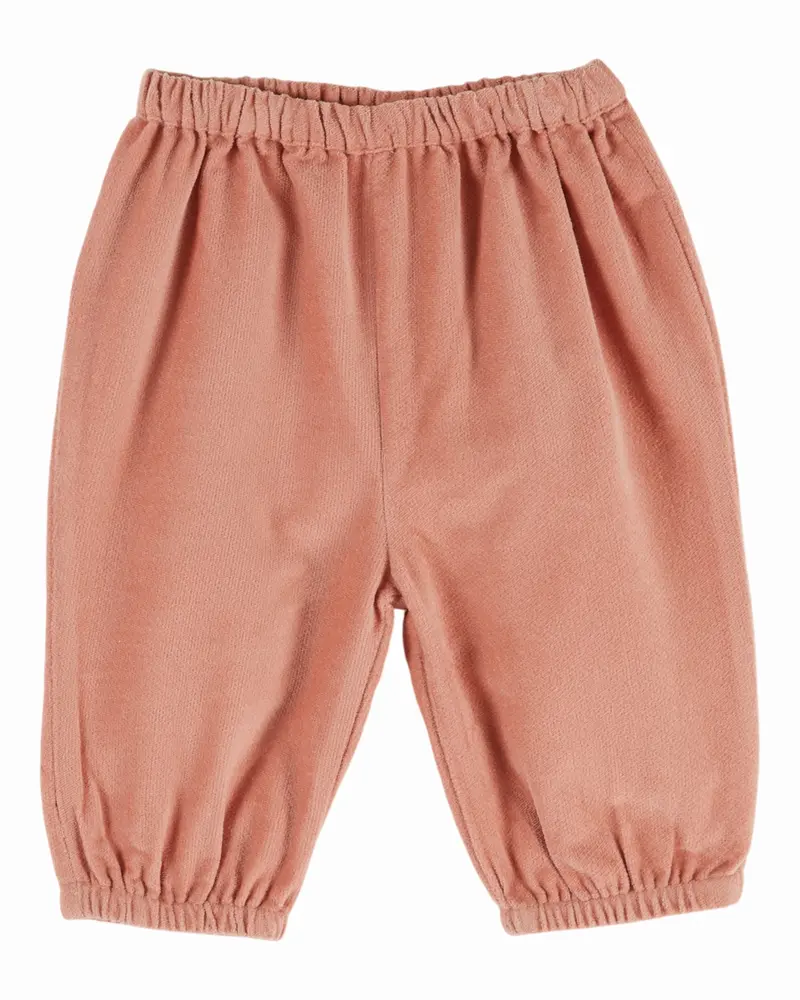 Pofbroekje Sarouel Velours – Sakura/Roze – 100% katoen - Emile et Ida