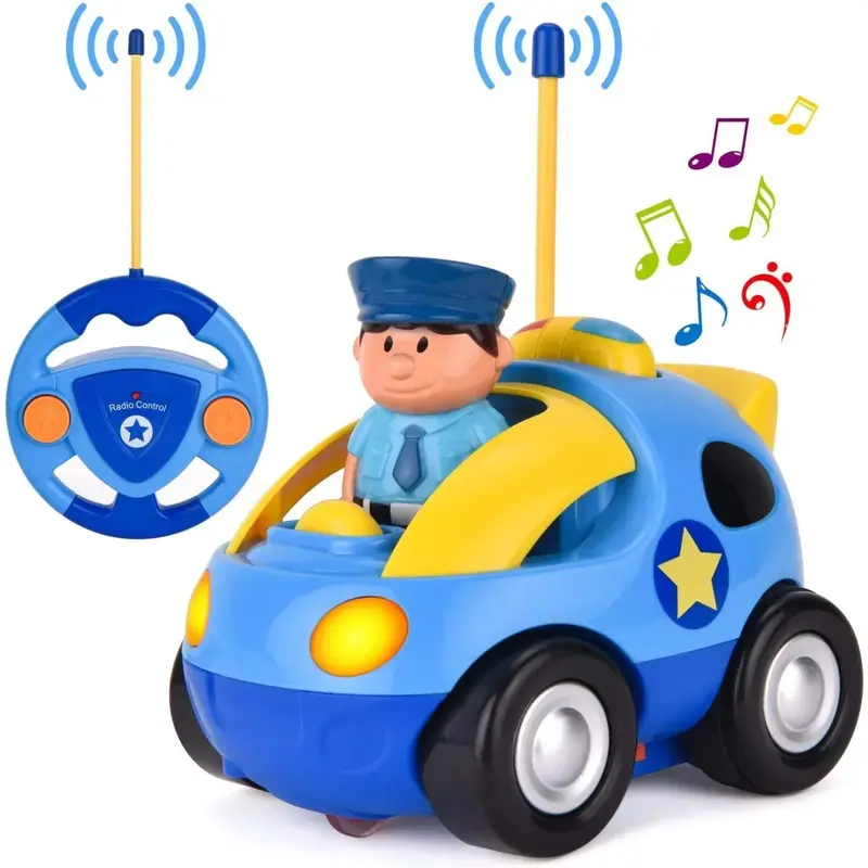 Police Toy Car - Politilekebil - Fjernstyrt bil