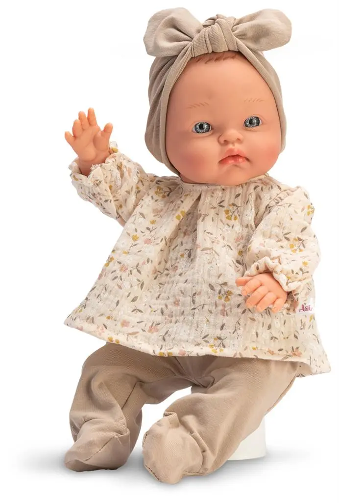 Pop Alex 36 cm met Beige Kleding | Asi Dolls