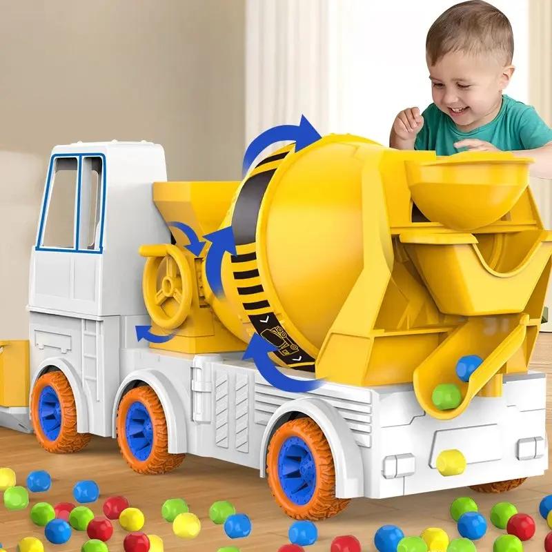 Power Mixer Truck – Snu og bygg moro – Konstruksjonsleketøy