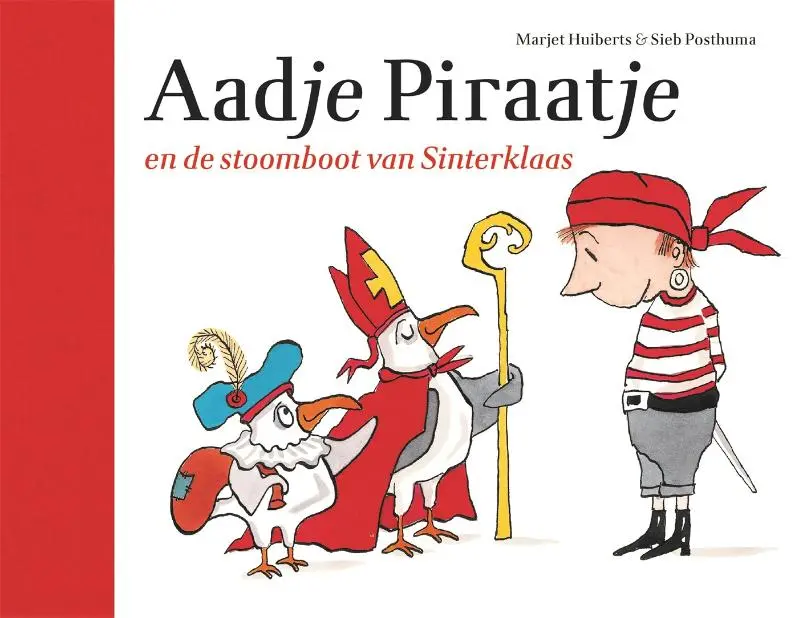 Prentenboek Hardcover - Aadje Piraatje en de stoomboot van Sinterklaas - Marjet Huiberts