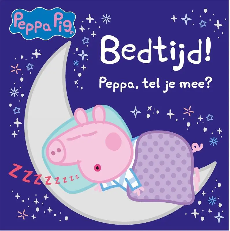 Prentenboek Hardcover - Peppa Pig - Bedtijd! Peppa, tel je mee? - Neville Astley