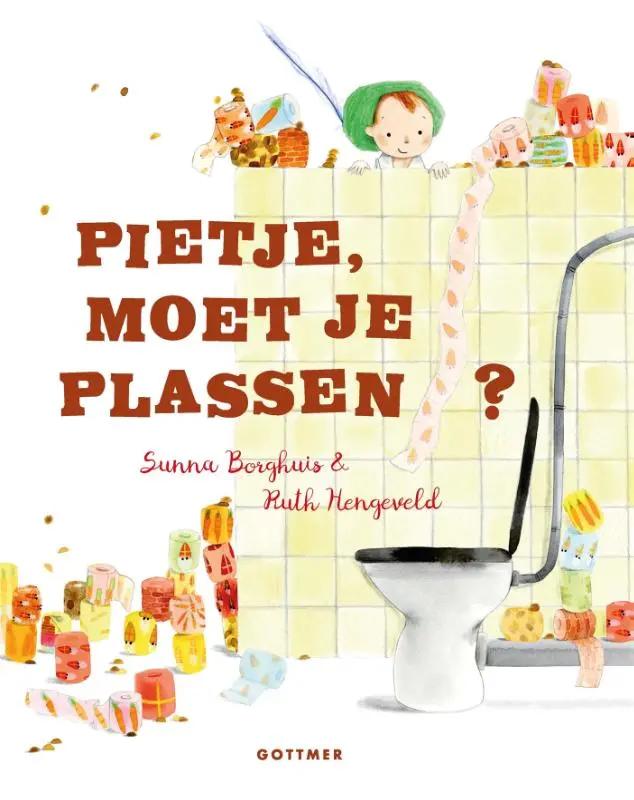 Prentenboek Hardcover - Pietje moet je Plassen - Sunna Borghuis