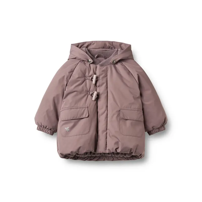Puffer Winterjas - Waterdicht - Plum - Gerecycled polyester - Wheat