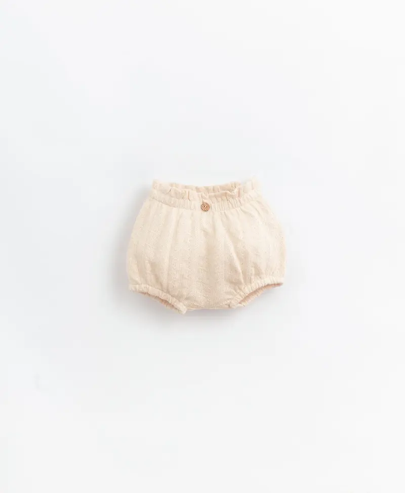 Puffy shorts in organic cotton | Basketry