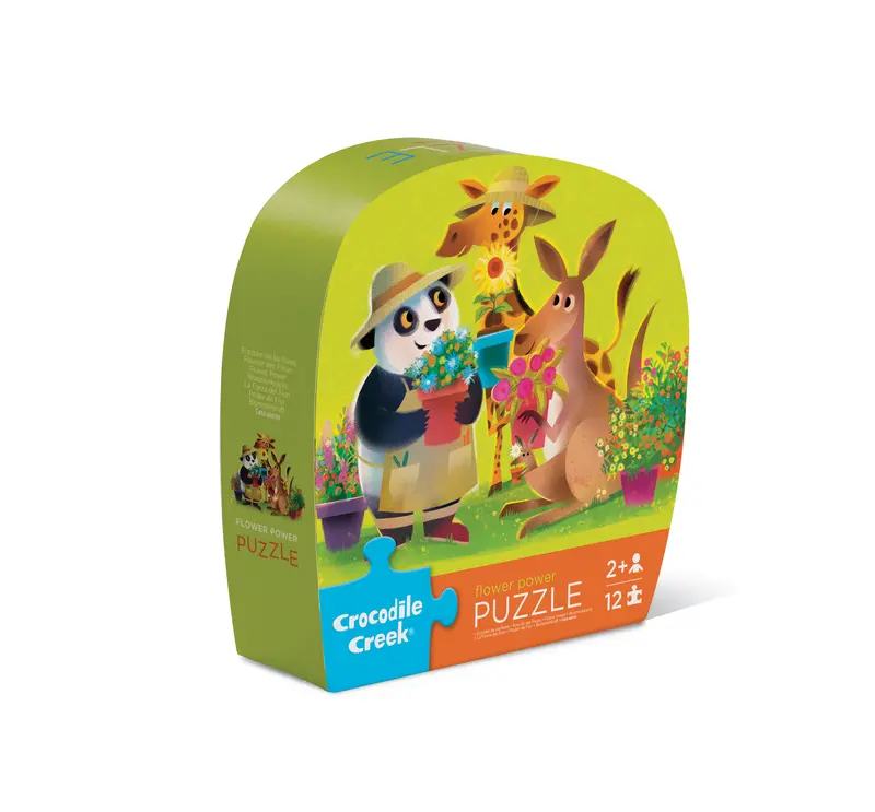 Puzzel Flower Power 12 Stukjes | Crocodile Creek