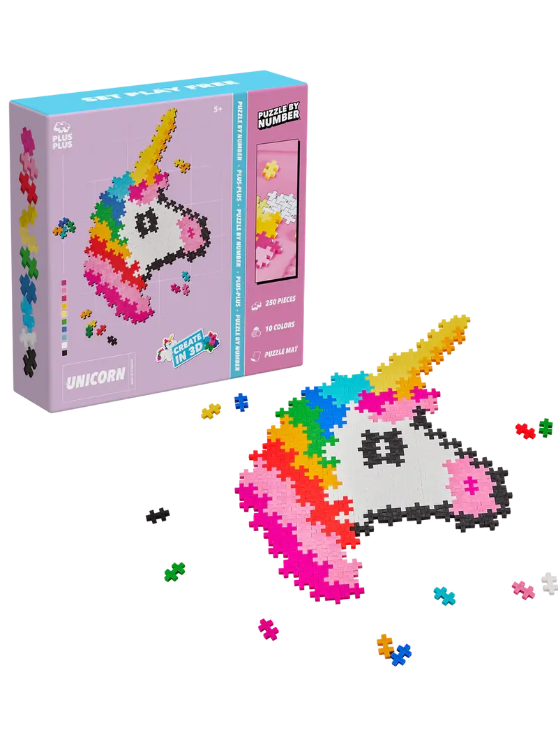 Puzzel Op Nummer Eenhoorn | Plus Plus