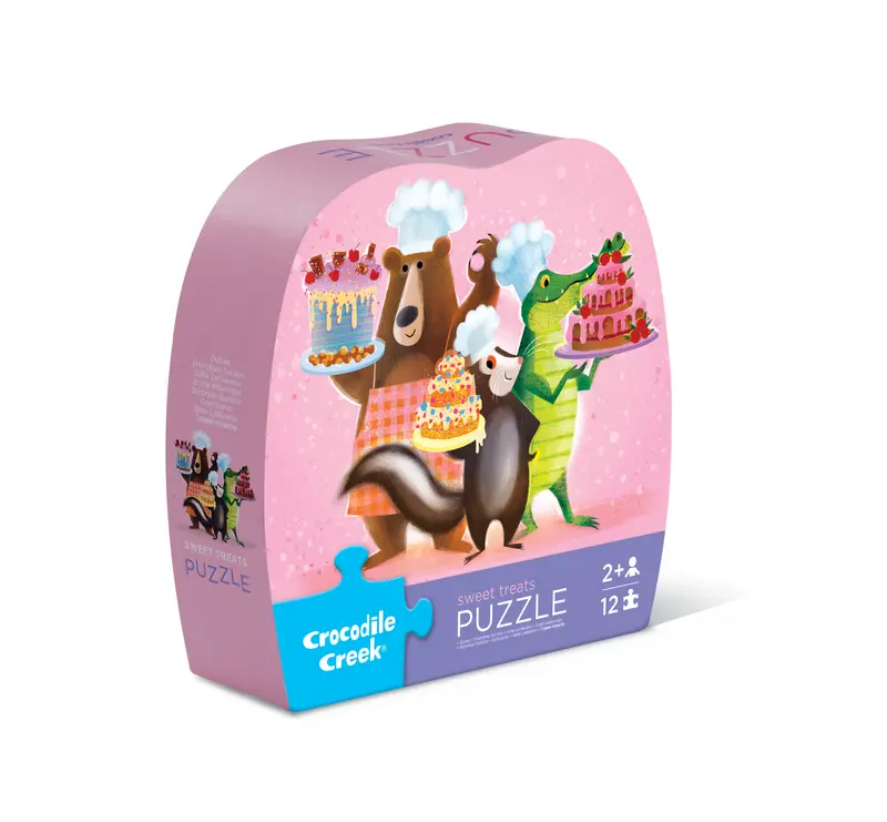 Puzzel Zoete Traktatie 12 Stukjes | Crocodile Creek