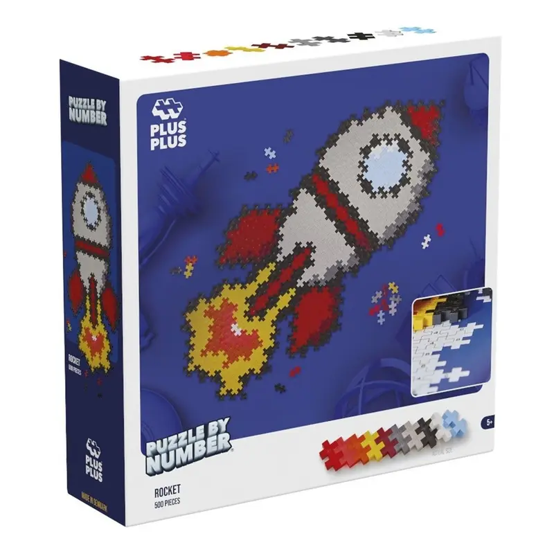 Puzzle by Number - Raket - 500 stuks