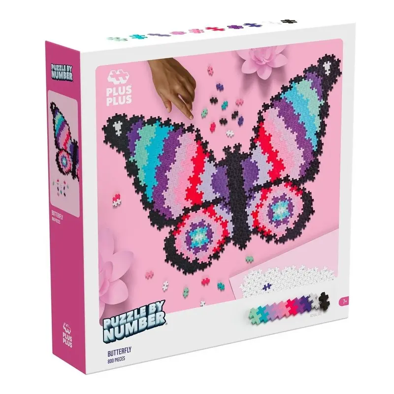 Puzzle by Number - Vlinder - 800 stuks