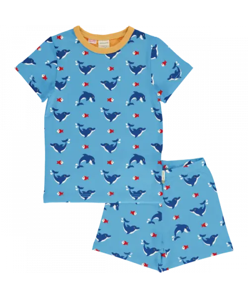 Pyjama Set SS Dolphin - Maxomorra